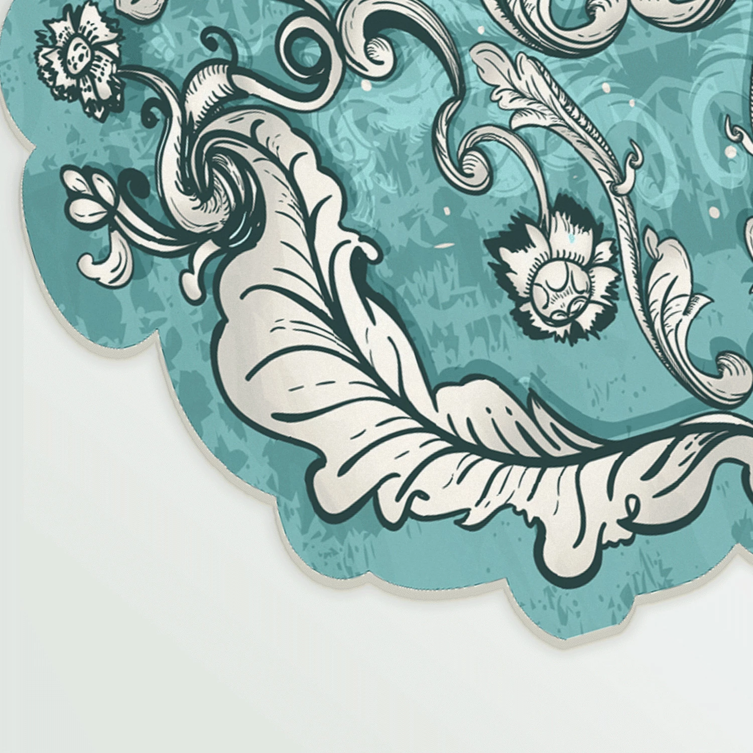 Qilim korridori, ngjyrë turquoise, Conceptum Hypnose, 80x200cm, Aln600149Tr03