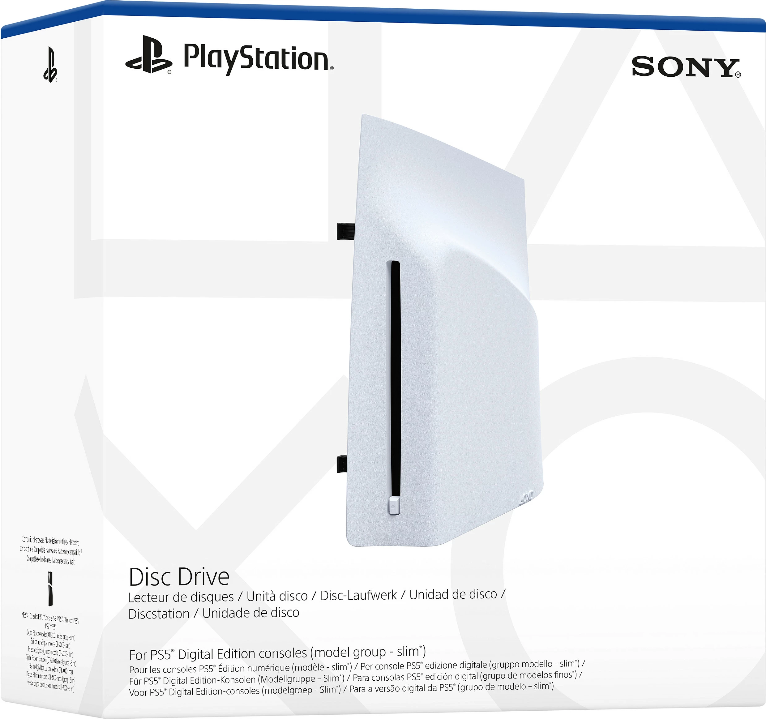 Disk Drive Sony për PlayStation 5 Slim Digital Edition, Ultra HD Blu-ray, i bardhë mat