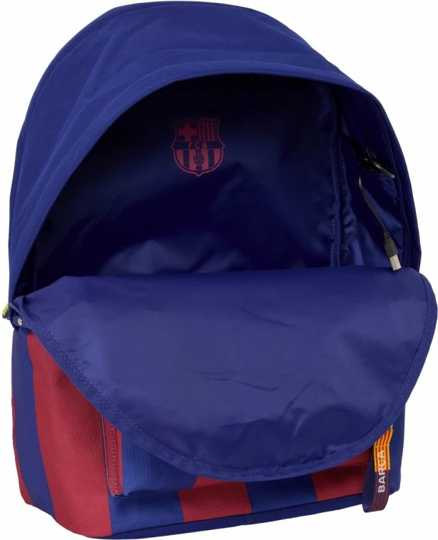 Çantë shpine FC Barcelona Double Backpack 15.6" Laptop + USB, shumëngjyrëshe [Ngjyra: Shumëngjyrësh]