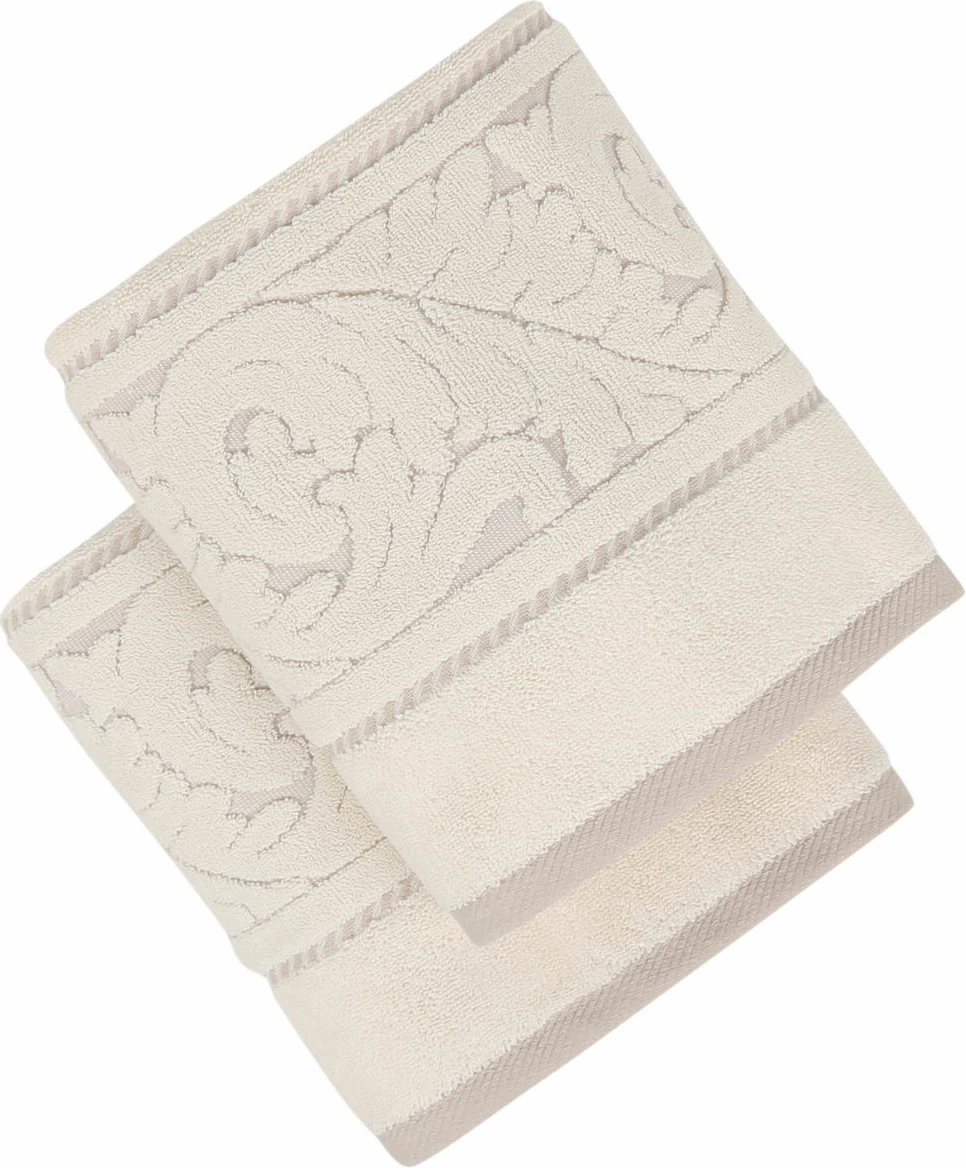 Set peshqirësh duarsh (2 copa), Mijölnir, Sultan, krem