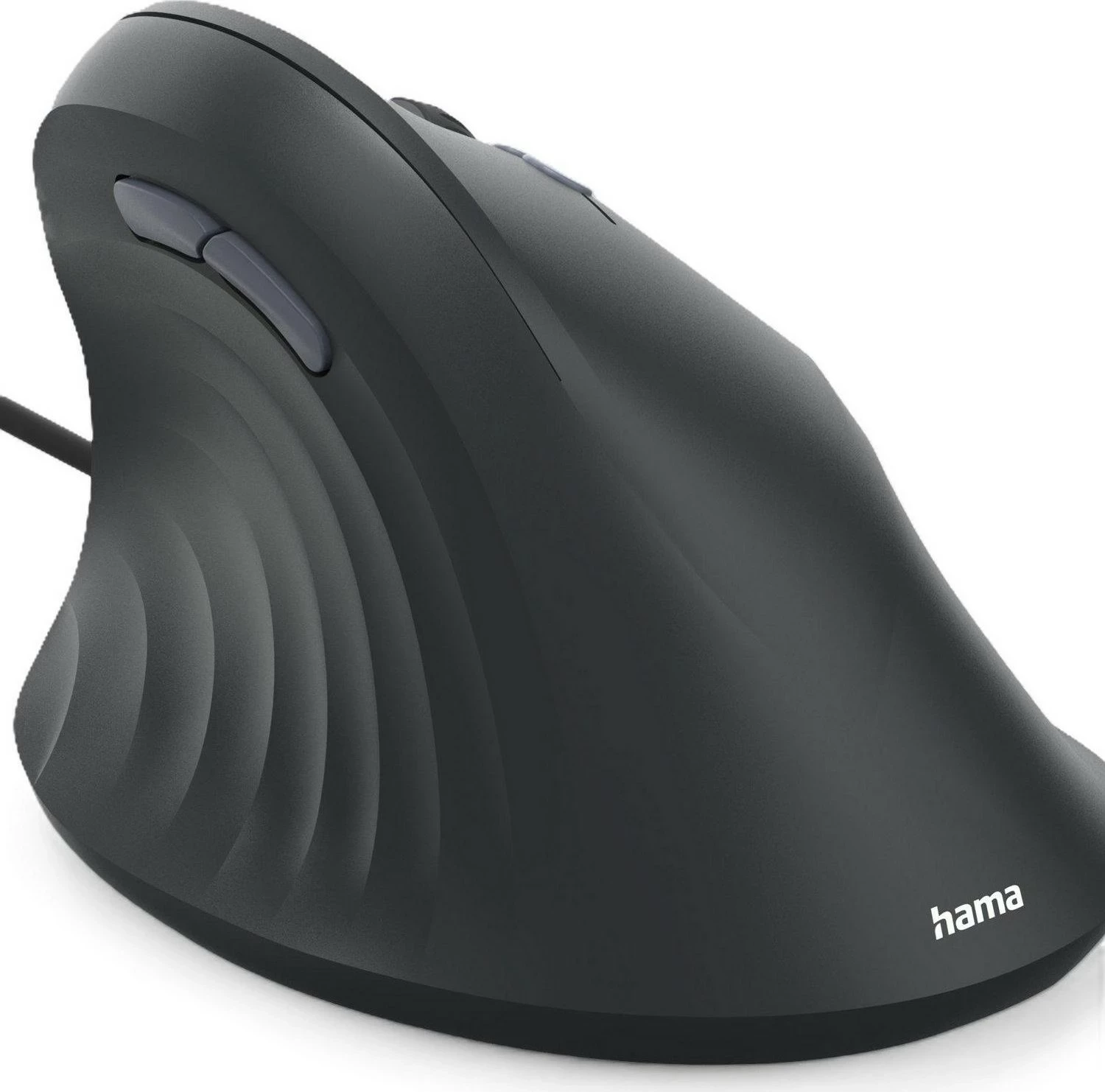 Maus vertikal Hama ECM-500, me kabllo, i zi
