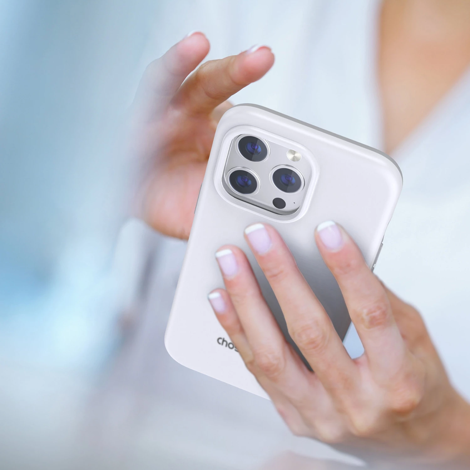 Mbështjellës Choetech PC0114-MFM-WH për iPhone 13 Pro Max, MagSafe, Bardhë