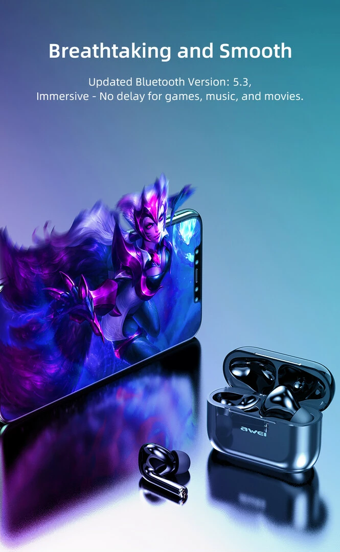 Kufje Me Bluetooth AWEI T29 (Bardhë)