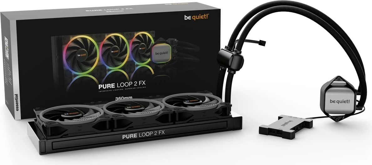 be quiet! Pure Loop 2 FX 360mm Processor All-in-one liquid cooler 12 cm Black 1 pc(s)