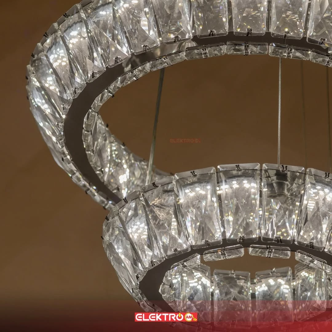 Abazhure Kristal i Varur LED 3129-40+60