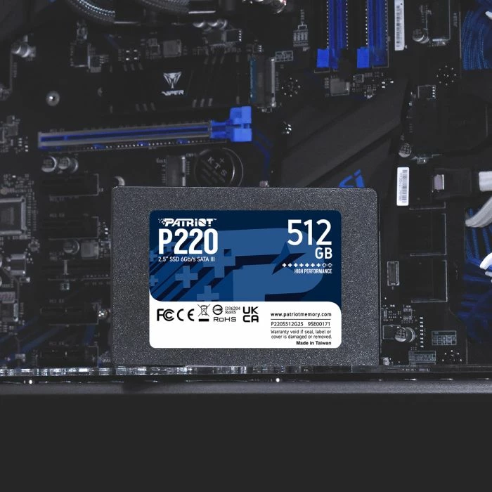 SSD disk PATRIOT P220 512GB 2.5\" SATA 3