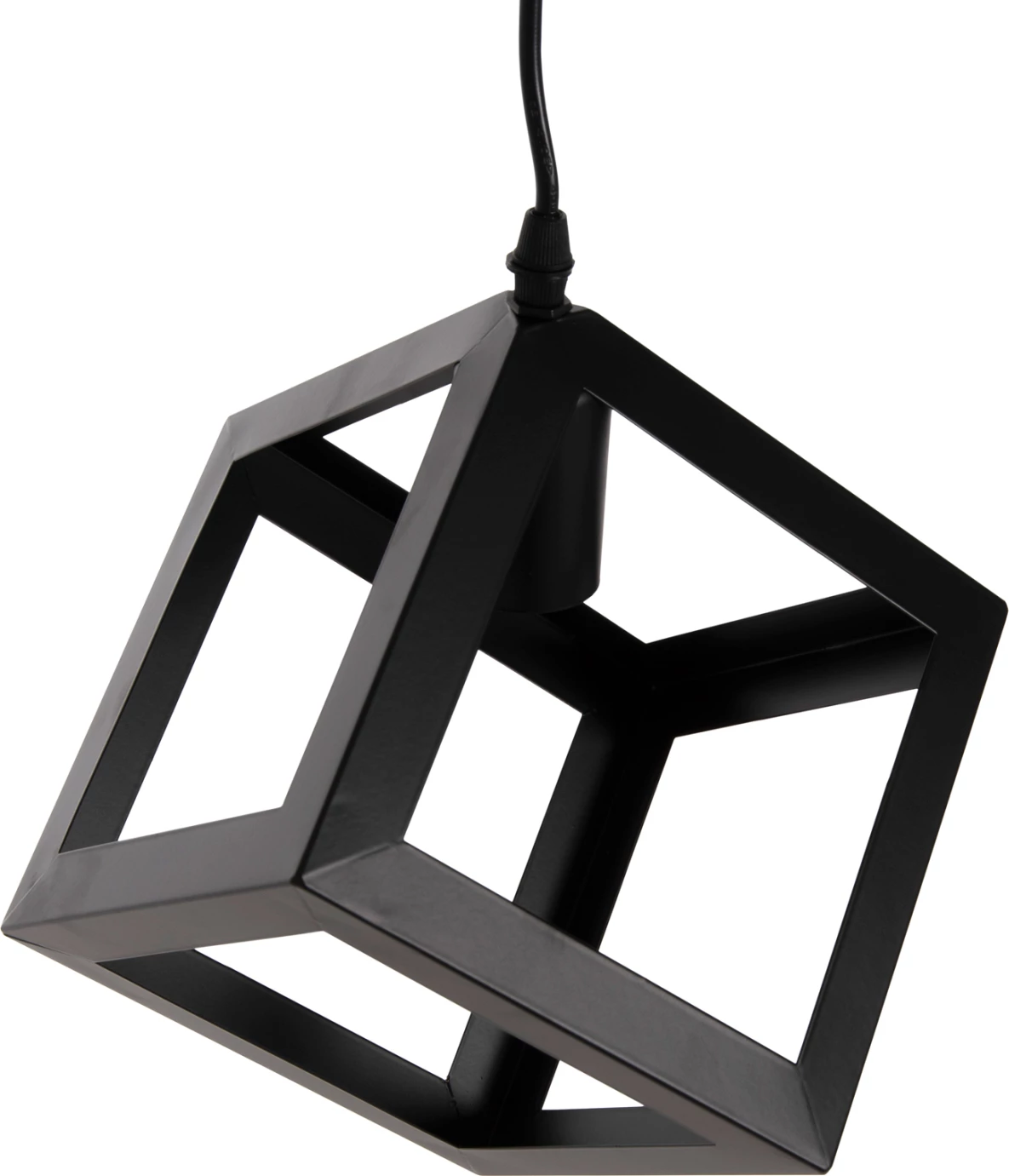 Llambë varëse tavani FH4192 kub metalik i zi 16x16x132Hcm