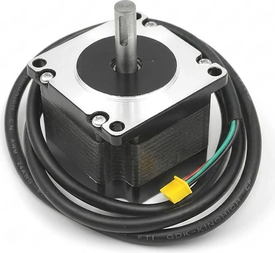 Motor stepper Flashforge Guider 3 Plus, boshti Z 57, i zi/argjendtë