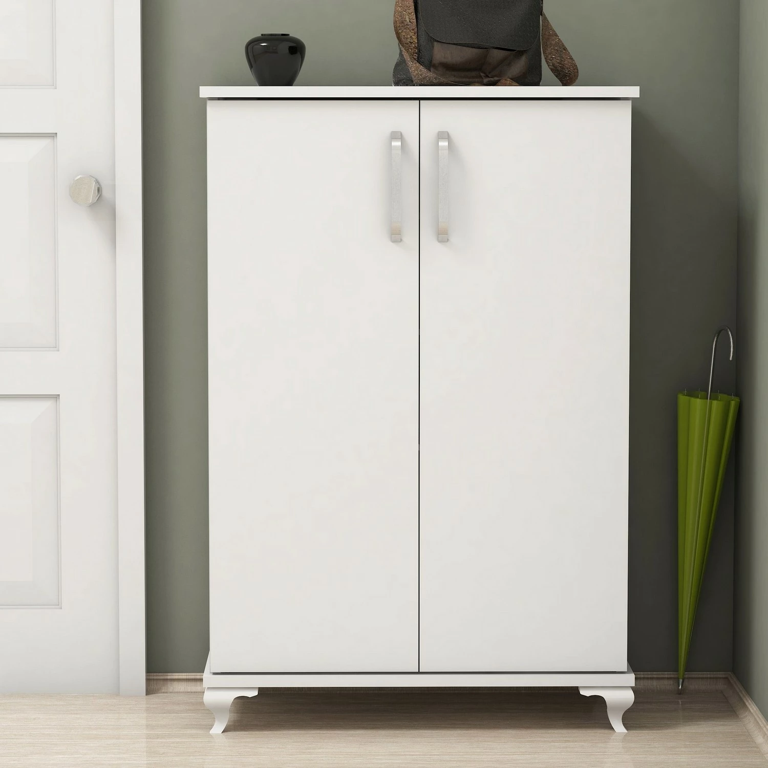 Dollap këpucësh Hanah Home, Asta, i bardhë