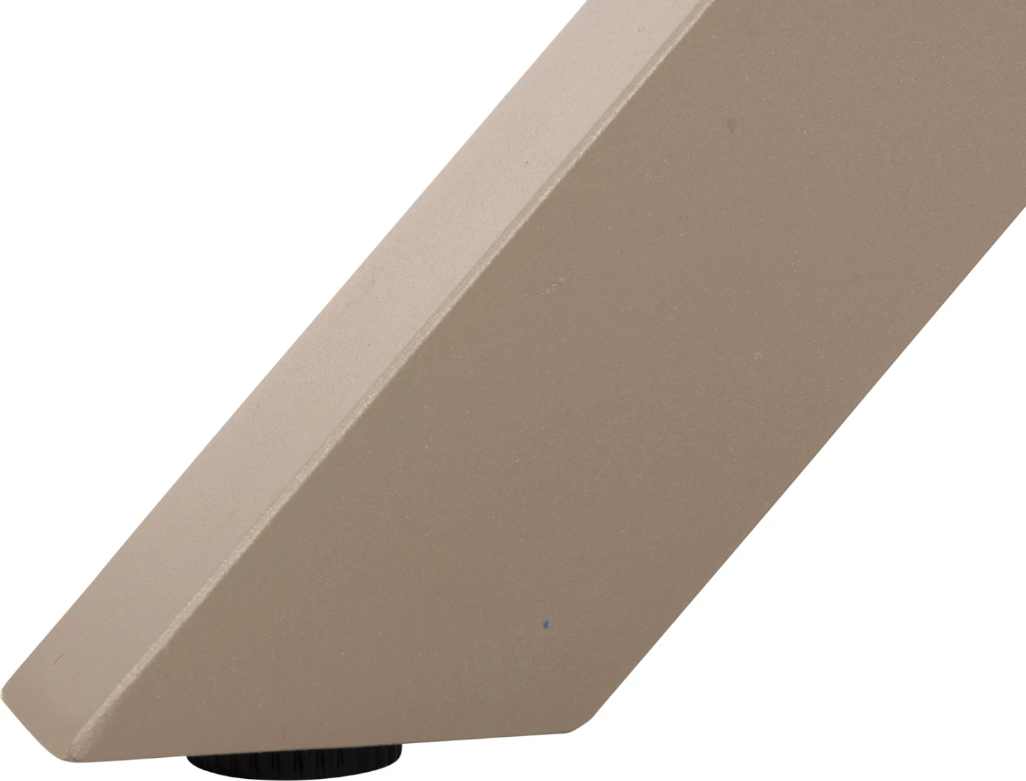 Tavolinë drejtkëndore alumini, TAWNEE, ngjyrë shampanjë, polywood ngjyrë druri natyral, 219.5x89.5x73H cm