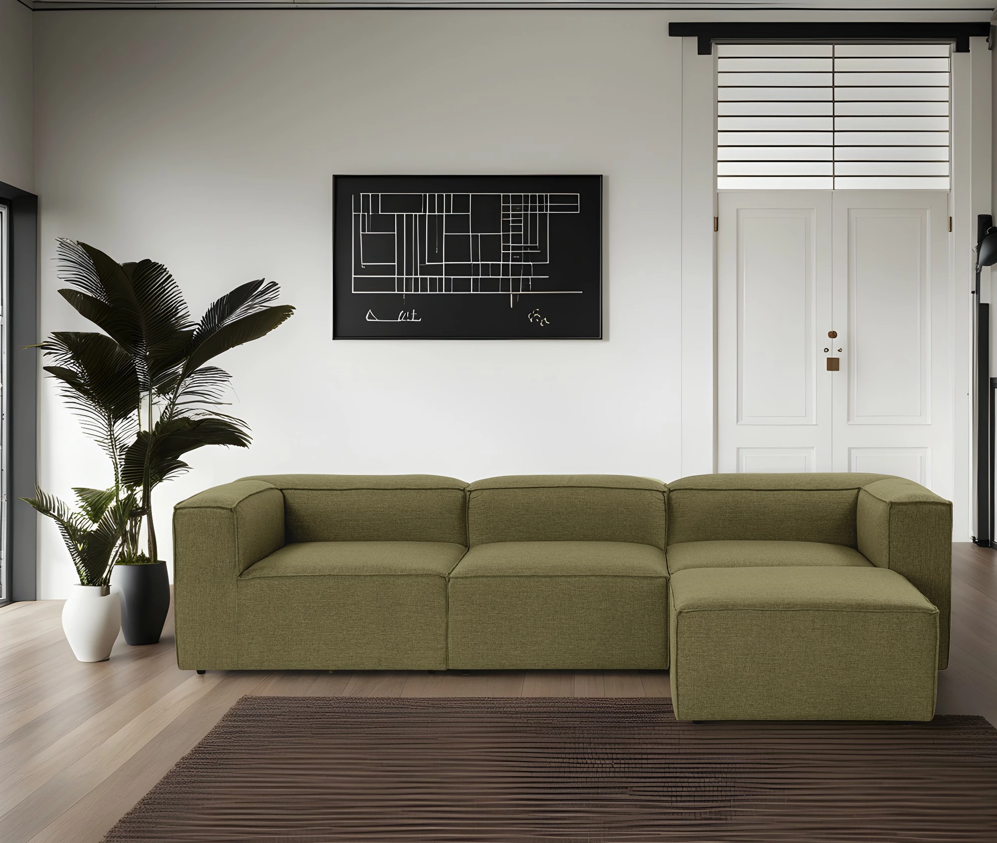 Këndare Atelier del Sofa, ngjyrë e gjelbër