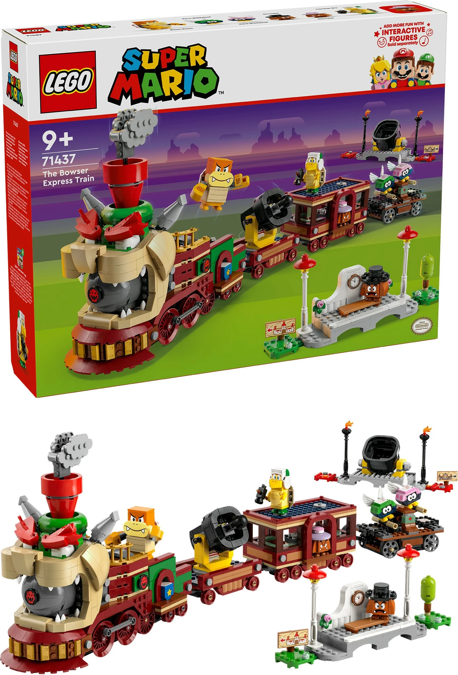 Set ndërtimi LEGO Super Mario 71437 Bowser Express Train, shumëngjyrësh