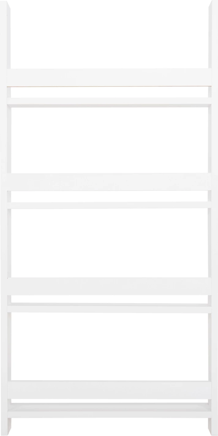 Raft muri SANI FH18224.01 melaminë, ngjyrë bardhë, 60x10x120H cm (4 rafte)