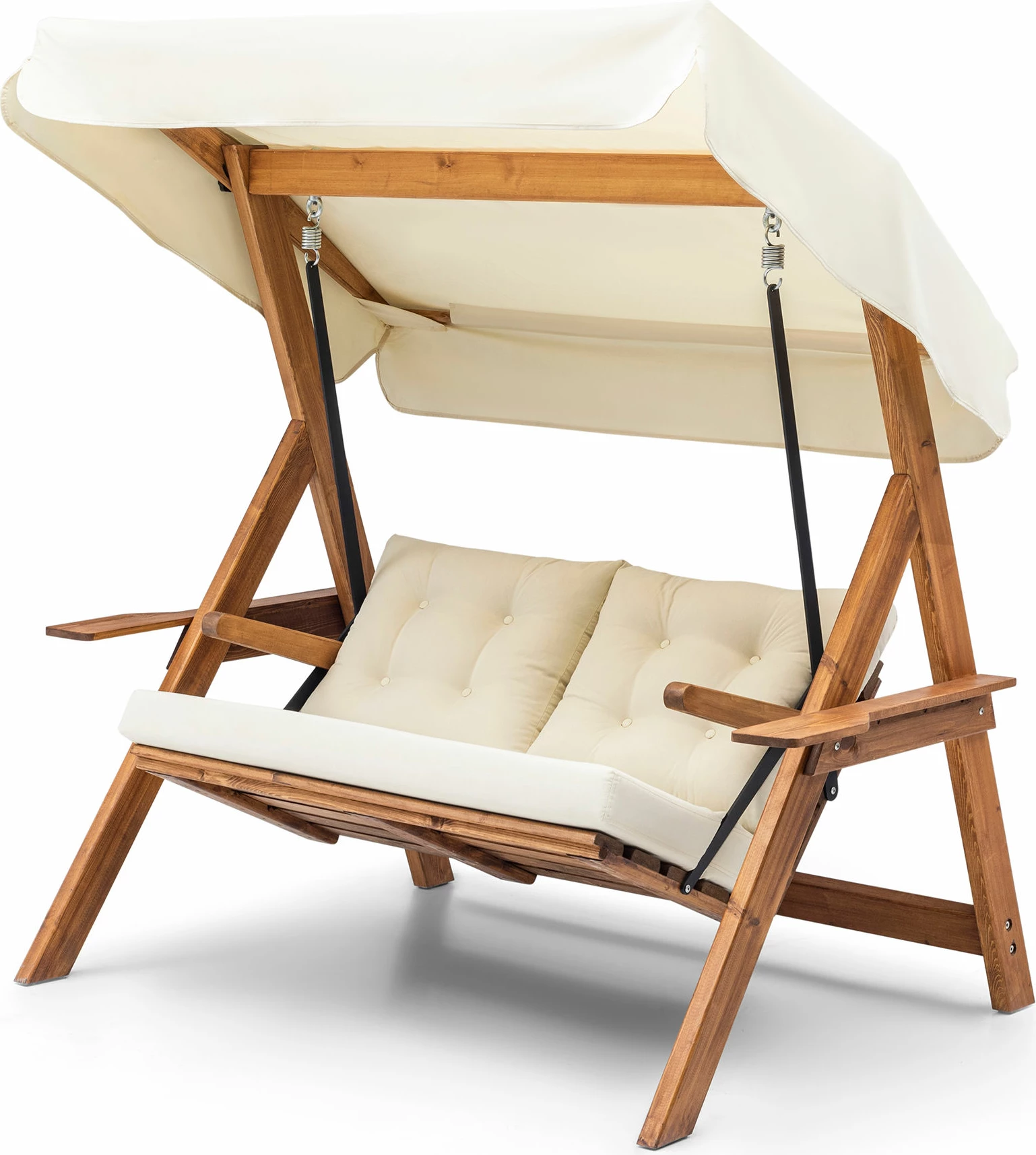 Karrige lëkundëse dyshe për kopsht, ngjyrë krem, Skye Decor Galata Swing S2