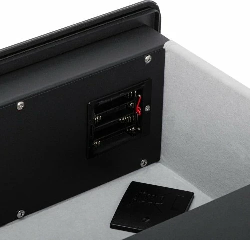 Kasafortë sirtar Adler AD 1044, 17 L, touch panel, kod + fingerprint + çelës emergjent, e zezë, set me 2 çelësa