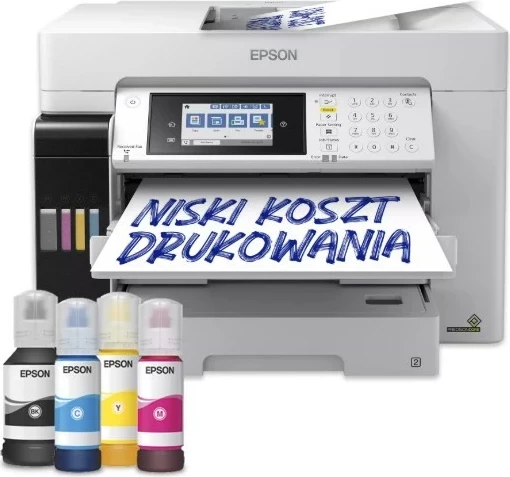 Printer multifunksional Epson MFP ITS L15180, A3+, Duplex, Wi‑Fi/Ethernet, i bardhë