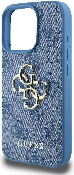 Mbështjellës Guess 4G Big Logo për iPhone 16 Pro, Kaltër