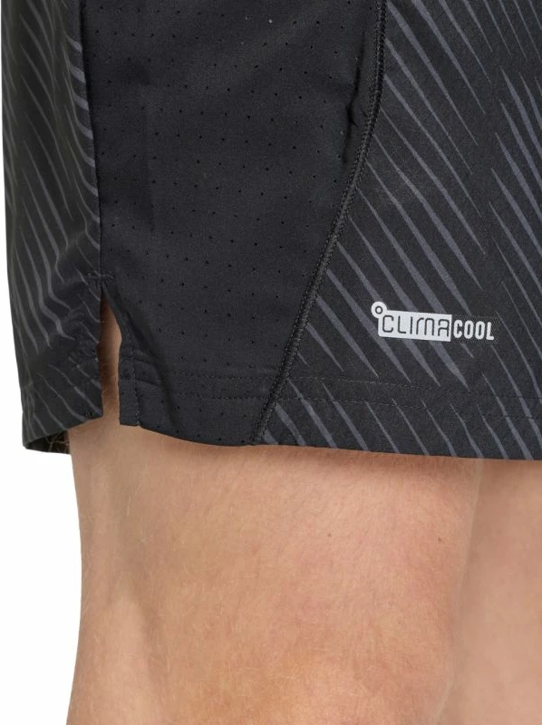 Shorce për meshkuj adidas Tech Intensity Aop KB3123, të zeza