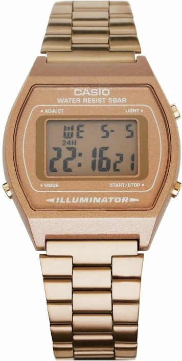Orë dore digjitale për femra Casio, rozë gold