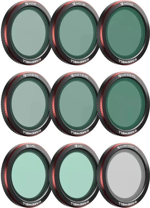 Filterë magnetikë për dron, Freewell NEO 2 FW-NE2-MEGA, ND/ND-PL/CPL/UV, për DJI Neo 2, set 9 copë