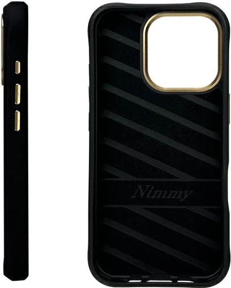 Mbështjellës Nimmy Cool&Cute 2.0 Monkey për iPhone 16 Pro 6.3", i zi