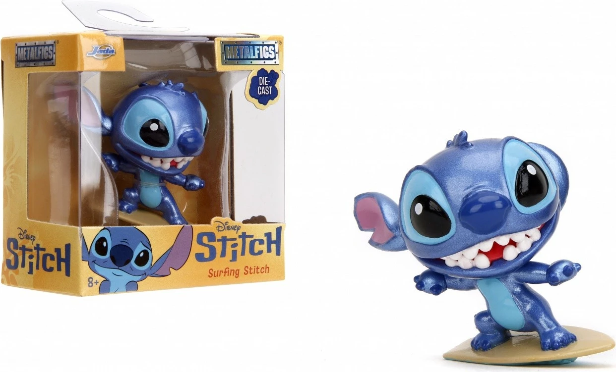 Figurë metalike Stitch JADA TOYS, 6.5 cm, 4 lloje