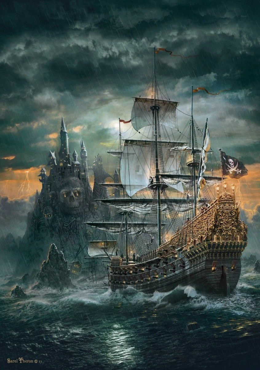 Puzzle Clementoni High Quality Collection Pirate Ship 1500 copë (12+)