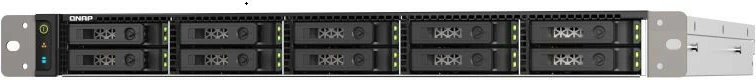 NAS all-flash, QNAP TS-h1090FU-7302P-64G, 10x U.2 NVMe Gen4 x4, AMD EPYC 7302P, 64GB DDR4, 1U rack, 2x 25GbE + 2x 2.5GbE