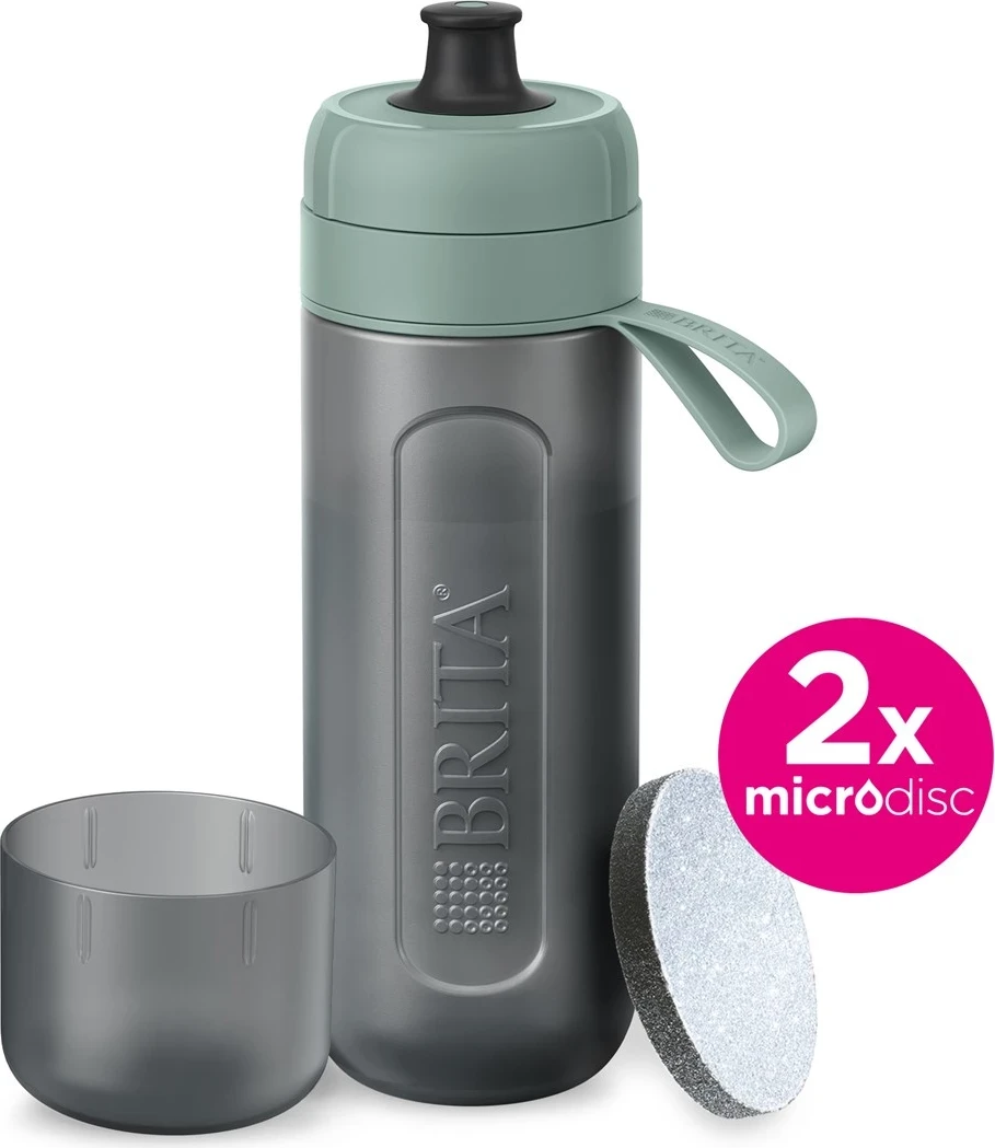 Shishe filtruese BRITA Active e gjelbër, 2 disqe filtruese