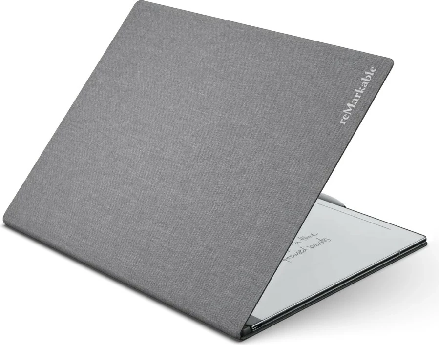 Tablet e-ink reMarkable reMarkable 2 10.3\" 8GB me Marker Plus + Book Folio Polymer Weave, gri, komplet