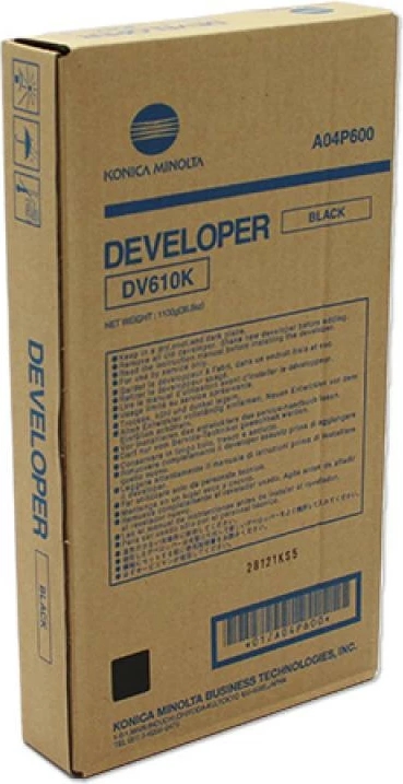 Developer, Konica Minolta, DV-610K (A04P600), rendiment deri 200k faqe, e zezë