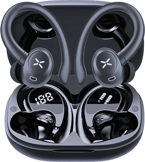 Kufje Tracer T11 Sport, Bluetooth 5.4, IPX4, 35h, të zeza