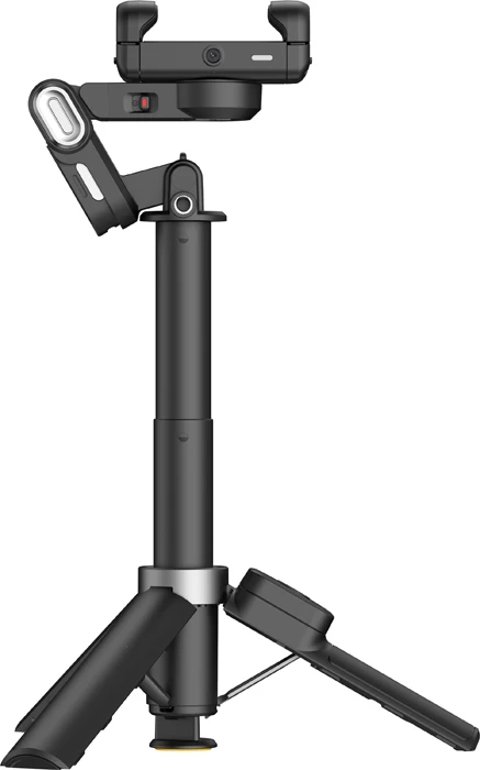 Gimbal mini AOCHUAN Smart M3 Pro mini, 4-në-1, AI face tracking pa aplikacion, RGB, Bluetooth remote, 66 cm, i zi