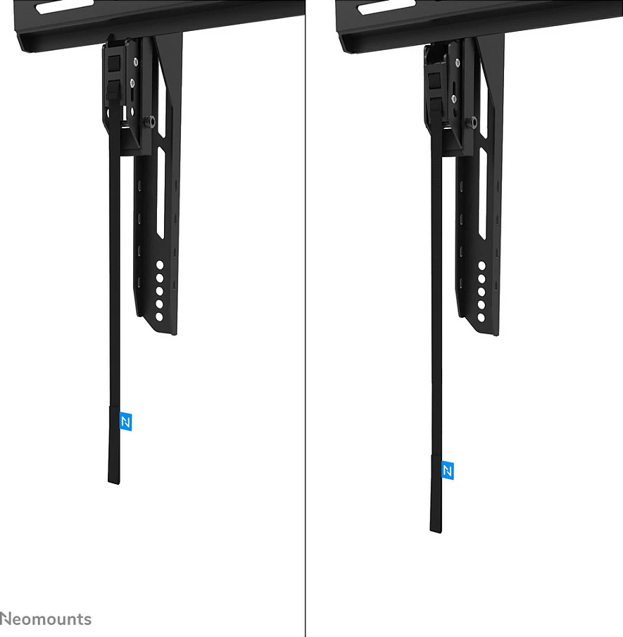 Mbajtëse muri për TV Neomounts LEVEL-750 WL35-750BL18, 55-98", VESA 800x600, 125 kg, e zezë