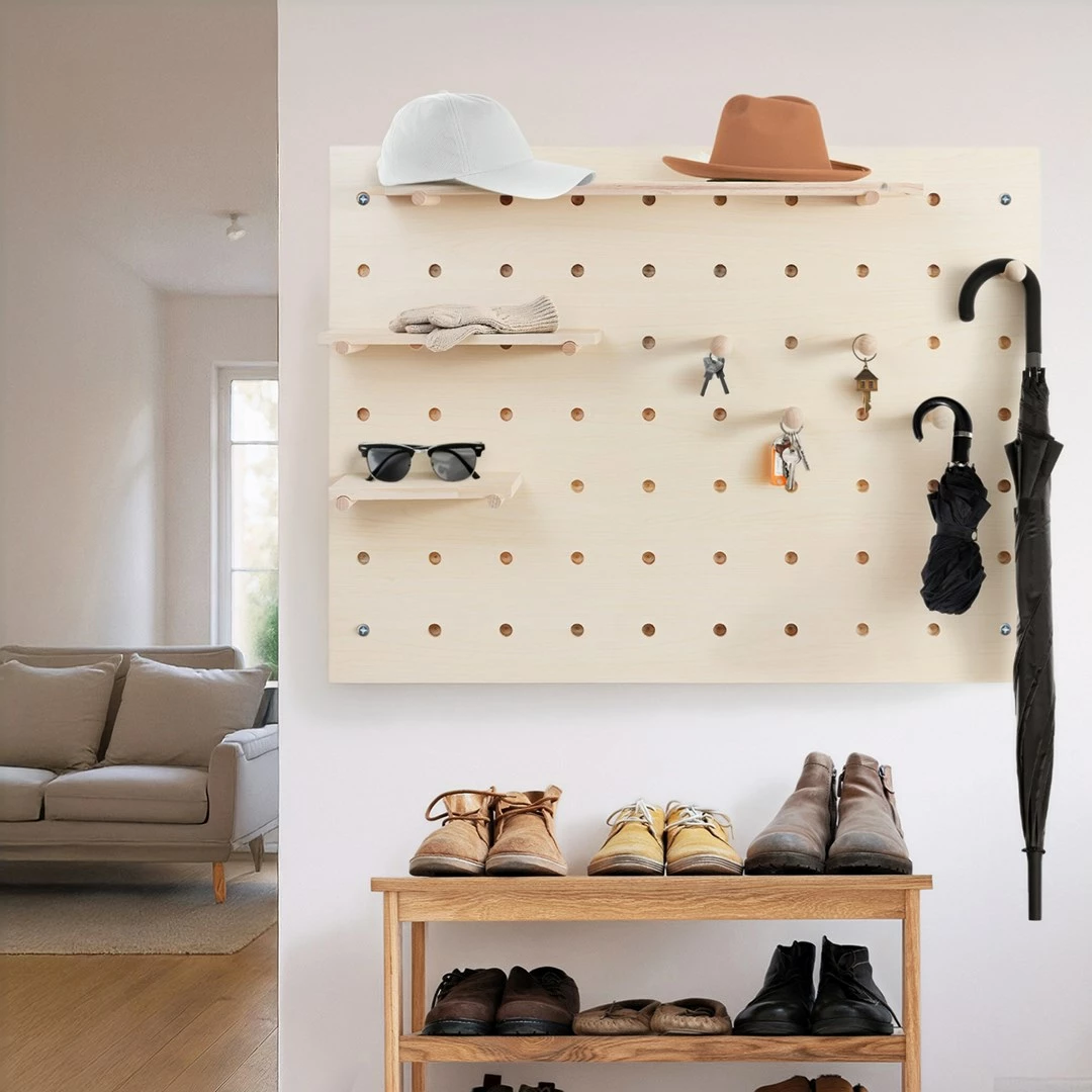 Organizues muri Maclean MC-131 WD, 60x80 cm, dru i çelët