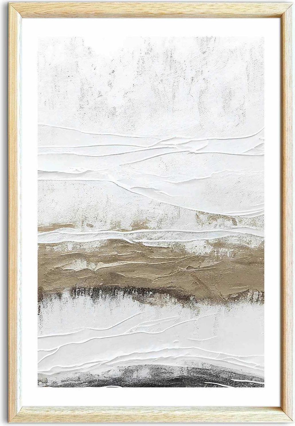 Pikturë dekorative me kornizë druri, MDF, Wallity, Ahswabisabi-006, shumëngjyrëshe, 42x62cm