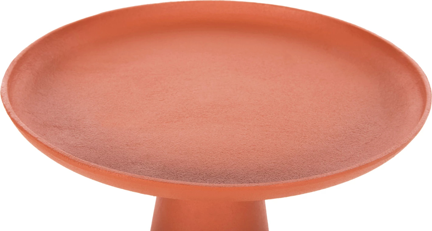 Tavolinë anësore DELCON FH4247.06 metalik, ngjyrë portokalli, Φ39,5x47H cm