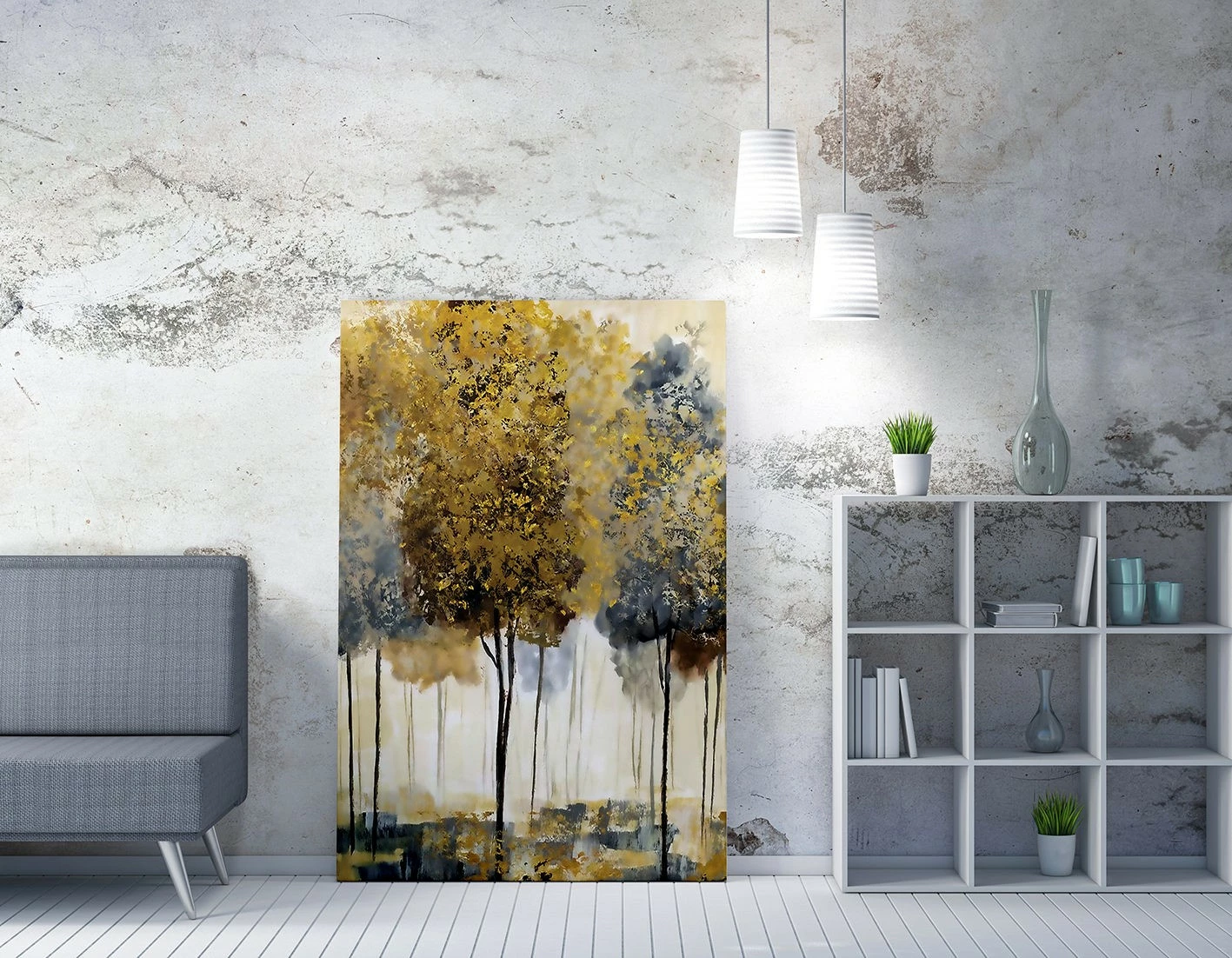 Pikturë dekorative në kanavacë Wallity WY229, shumëngjyrëshe, 50x70cm