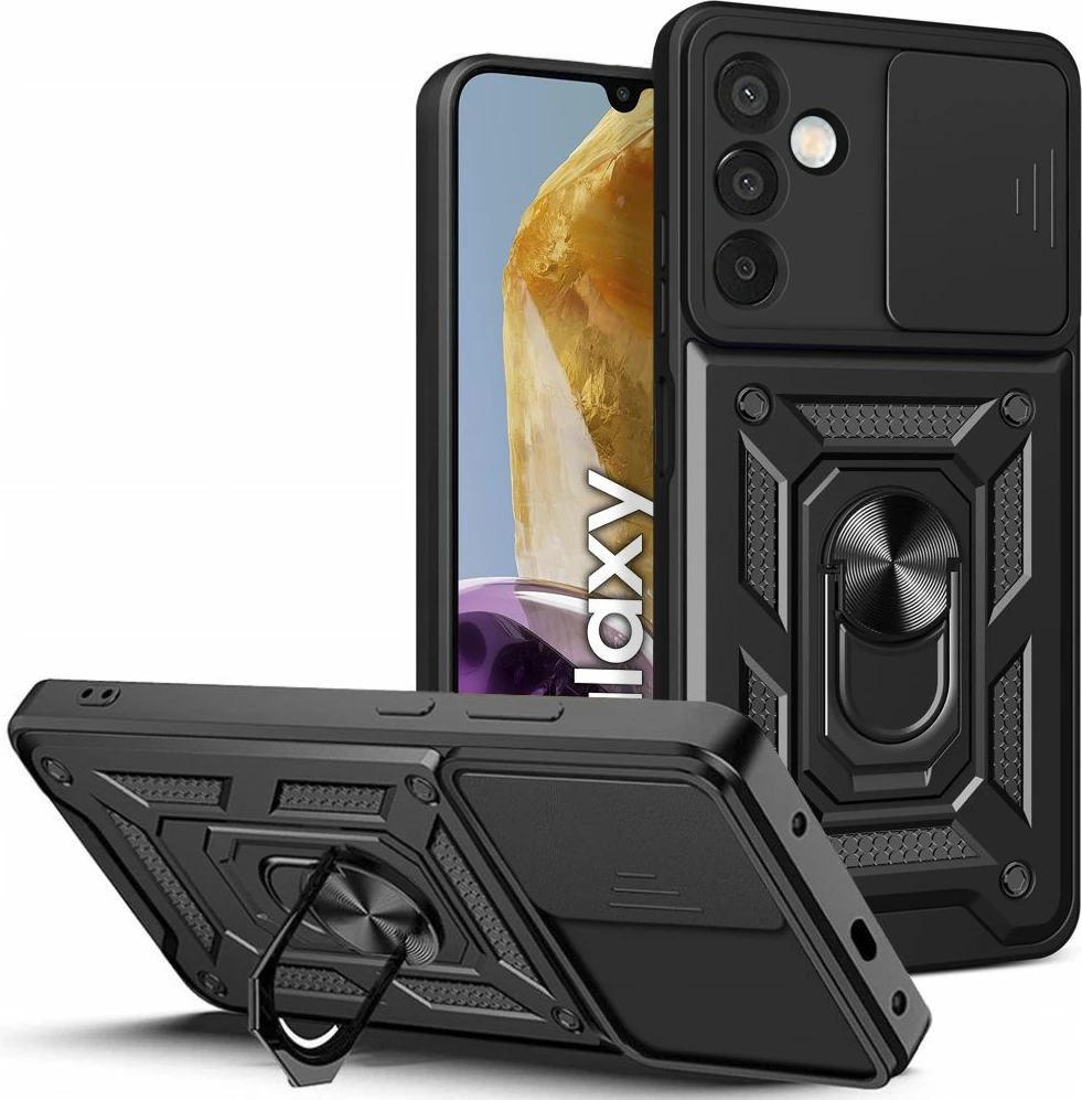 Mbështjellës Tech-Protect CamShield Pro për Samsung Galaxy M15 5G, i zi