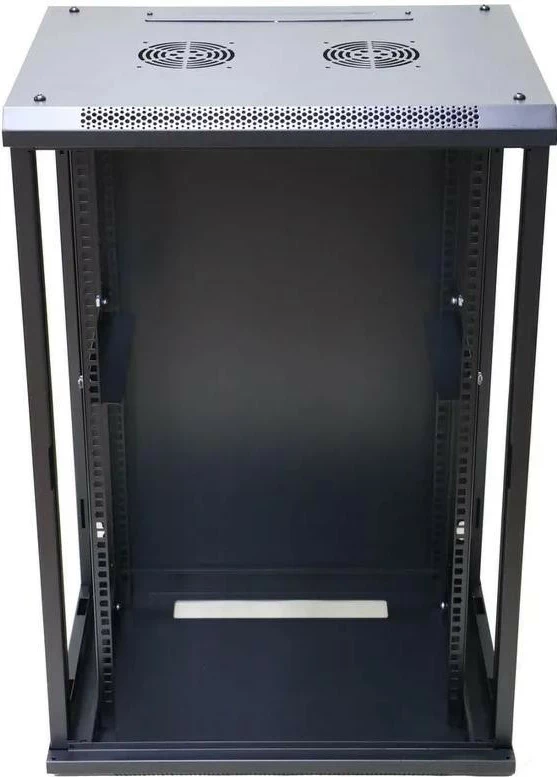 Kasë rack Extralink 15U, 600x600, montim në mur, e zezë