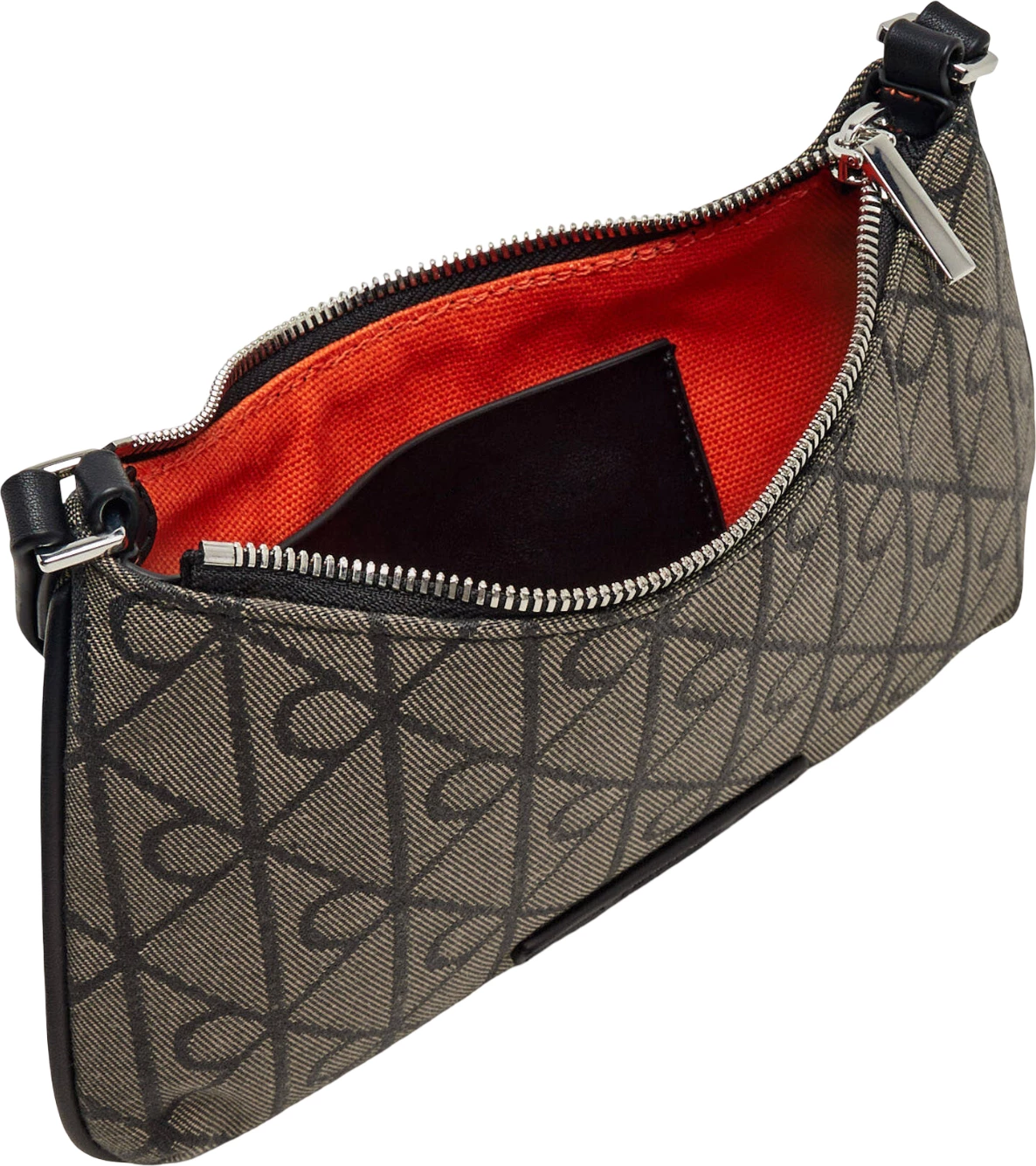 Çantë mini për femra Calvin Klein LV04F1164G, e zezë-bezhë