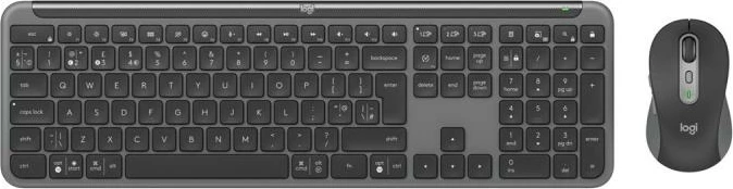 Set tastierë-maus Logitech Signature Slim Combo MK950 920-012483 Bluetooth wireless, e zezë