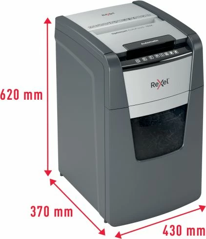 Grirës dokumentesh Rexel AutoFeed+ 150X P-4, 44 L, i zi