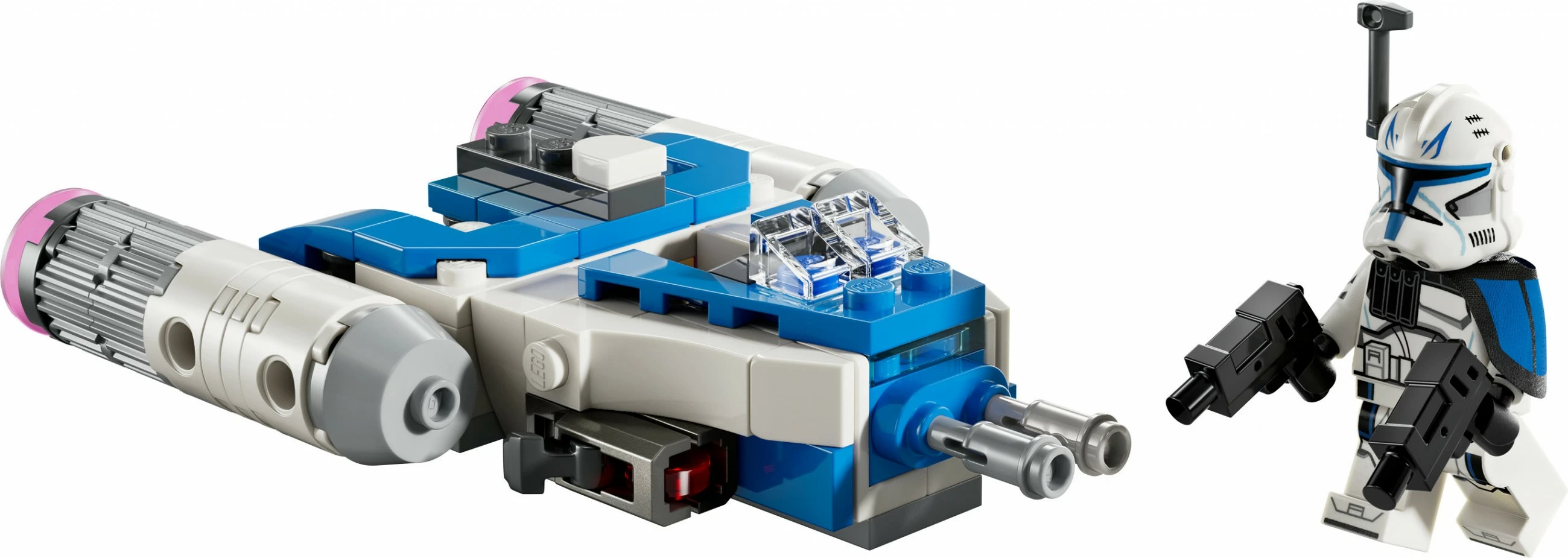 Set ndërtimi LEGO Star Wars Captain Rex Y-Wing Microfighter 99 pjesë shumëngjyrëshe