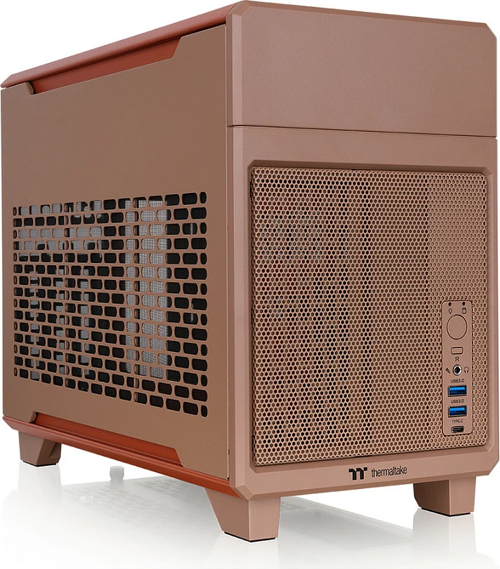 Kasë Thermaltake TR100 Mini-ITX Mini Tower, SFX/SFX-L, Gravel Sand