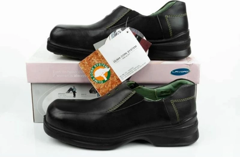 Këpucë pune Lavoro, unisex, të zeza [Madhësia: 36]