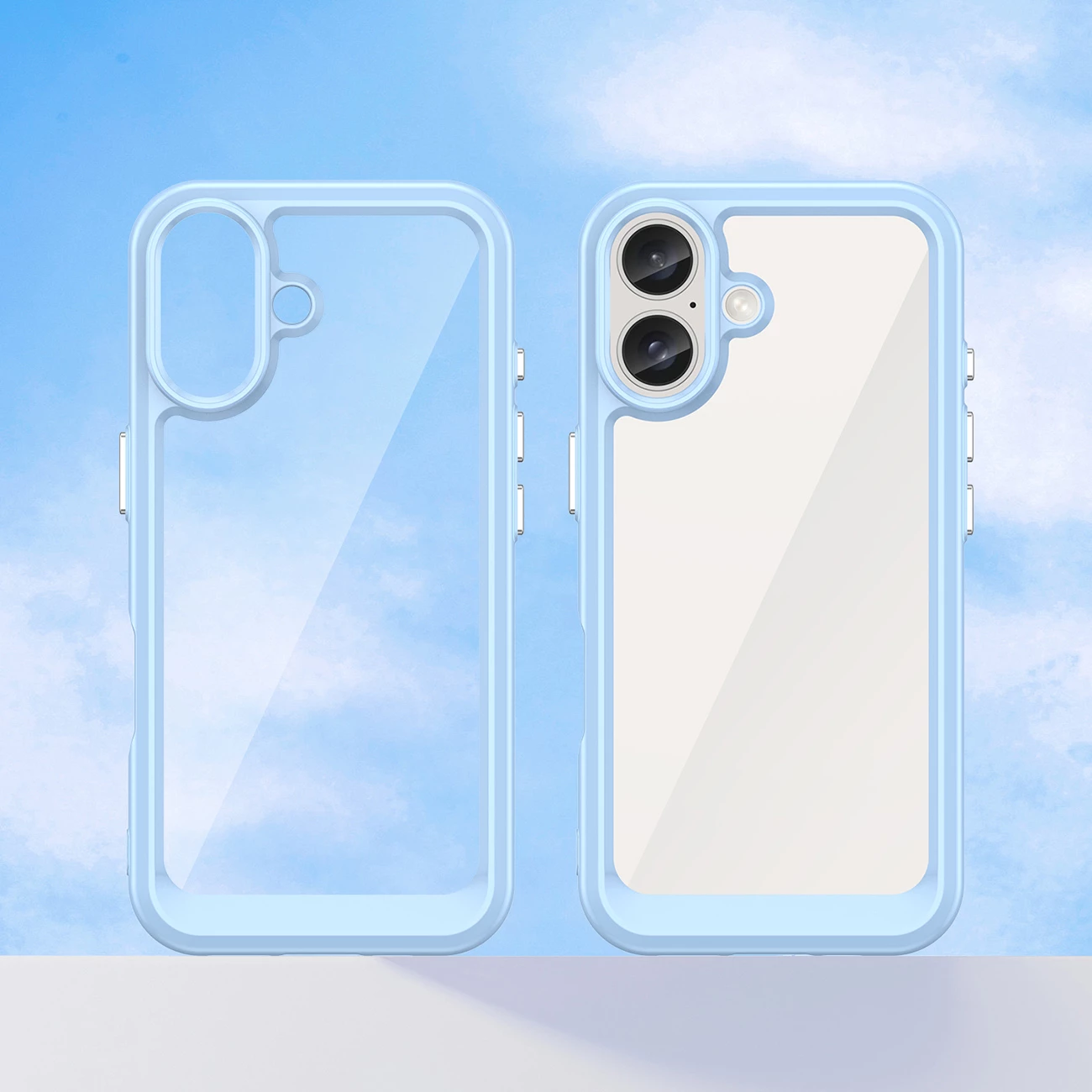 Mbështjellës Hurtel Outer Space Case për iPhone 16, TPU/PC, Kaltër