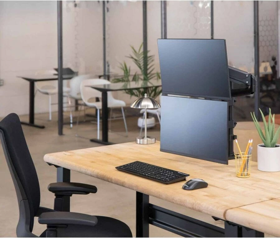 Mbajtëse me krah për monitor Fellowes Ergonomics, 32", e zezë
