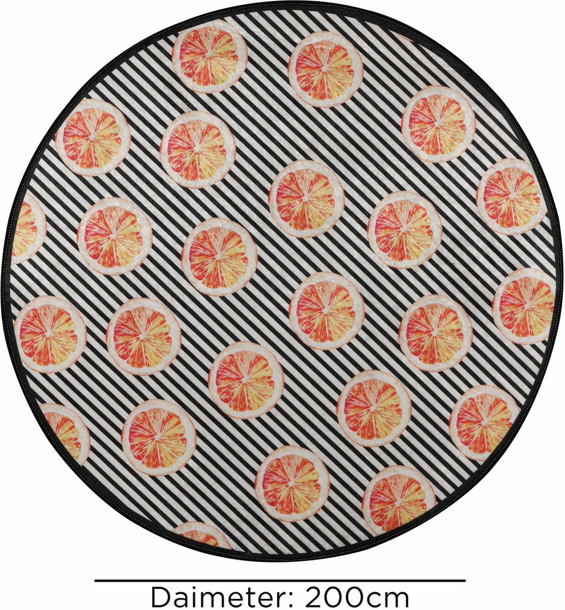 Tapet banjoje Mijölnir, Tranche Circle Djt 200, shumëngjyrësh, 200cm