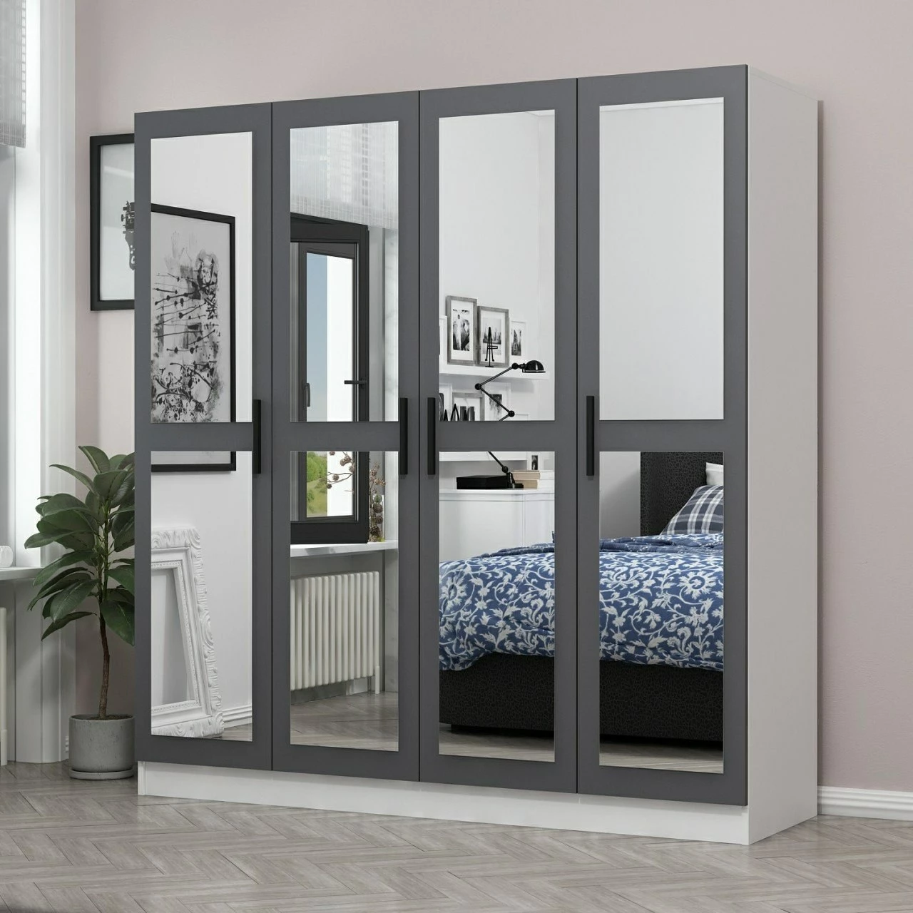 Dollap Skye Decor, anthracit, 4958
